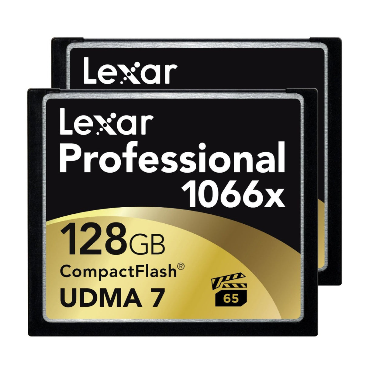 Lexar Professional 1066x 128GB Compact Flash Card (2-Pack)