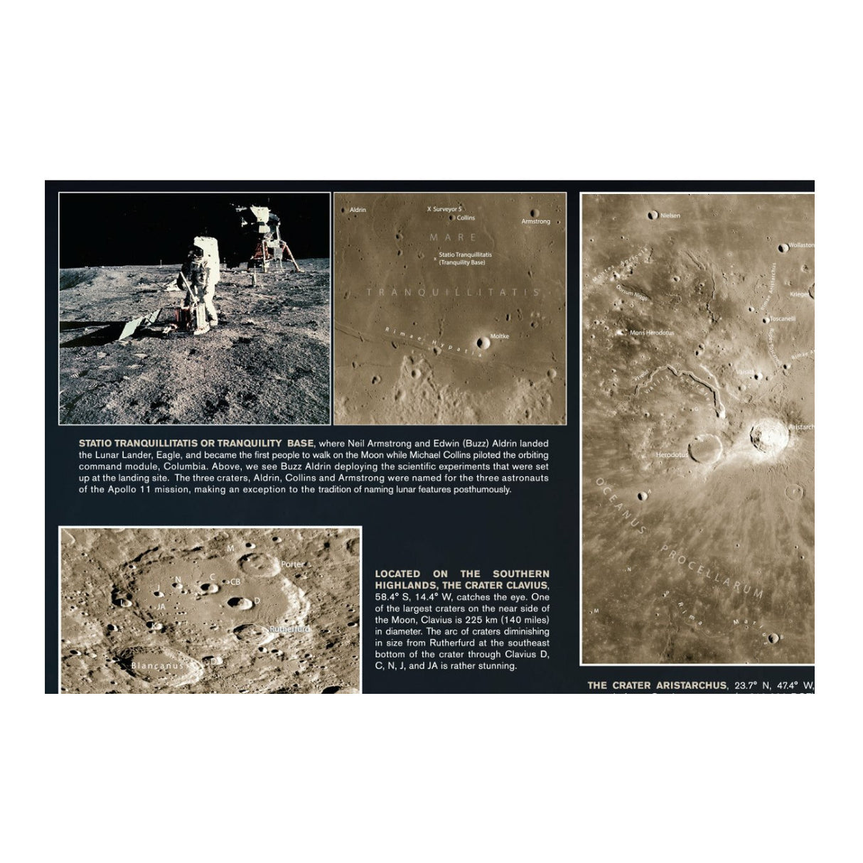 Celestron Observer's Map of the Moon