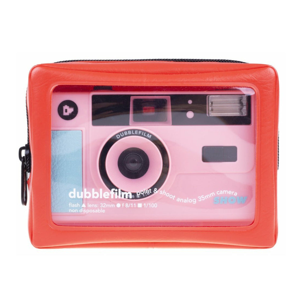 dubblefilm SHOW Reusable 35mm Film Camera with Flash (Pink)