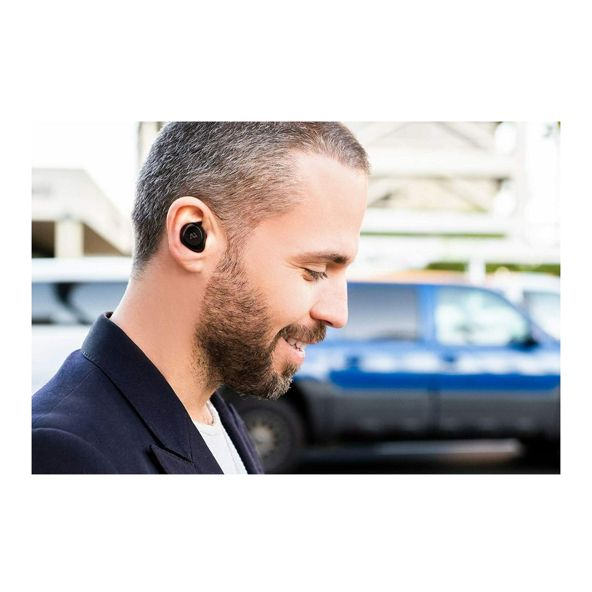 Ausounds True Wireless Hybrid Active Noise Cancelling Titanium Driver Earbuds (Gray)