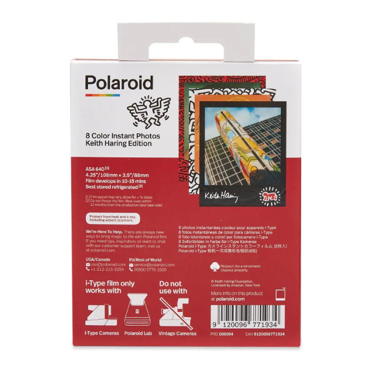 Polaroid Originals Now i-Type Color Instant Film (Keith Haring Edition)