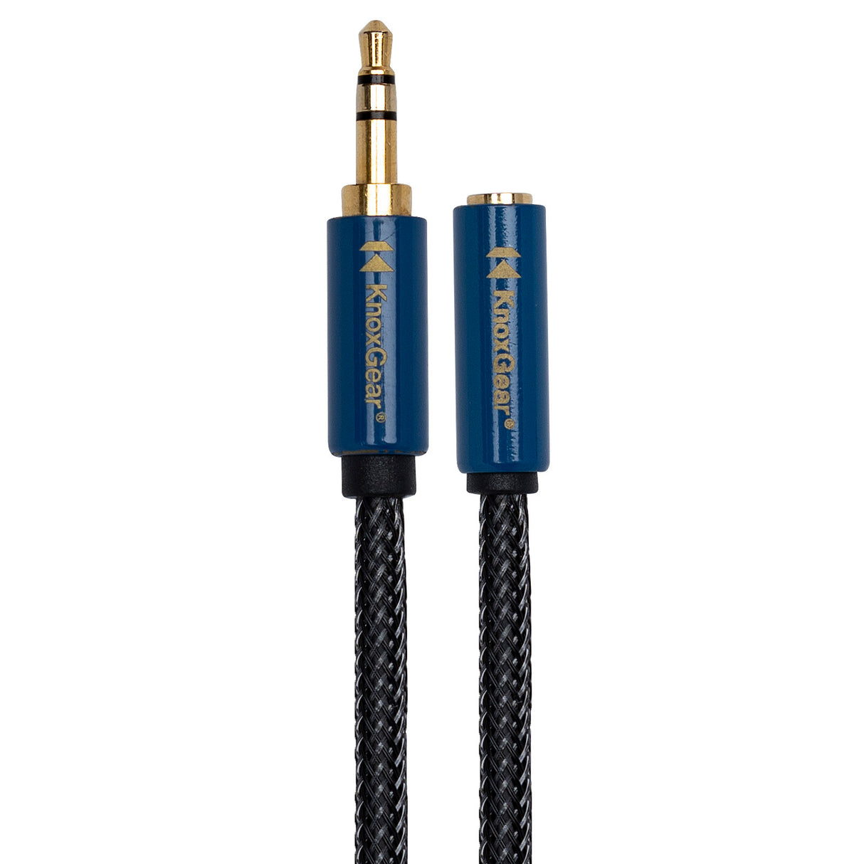 Knox Gear Nylon Braided 3.5mm Male-Female Audio Extension Adapter Cable (6-Feet)