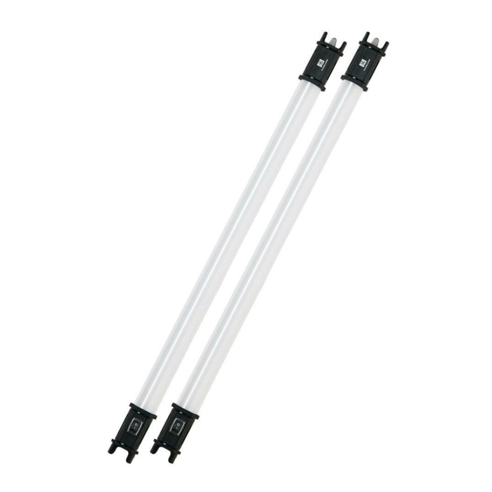 NanLite PavoTube 15C 2-Feet RGBWW LED Tube with Internal Battery 2 Light Kit