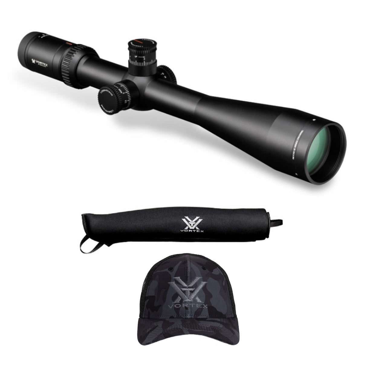 Vortex Viper HS-T 6-24x50 Riflescope (VMR-1 MRAD Reticle) with Cover and Cap