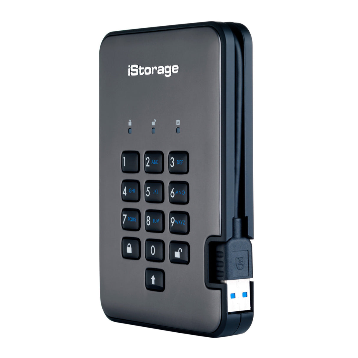 iStorage diskAshur PRO2 USB 3.1 2TB Encrypted Portable HDD