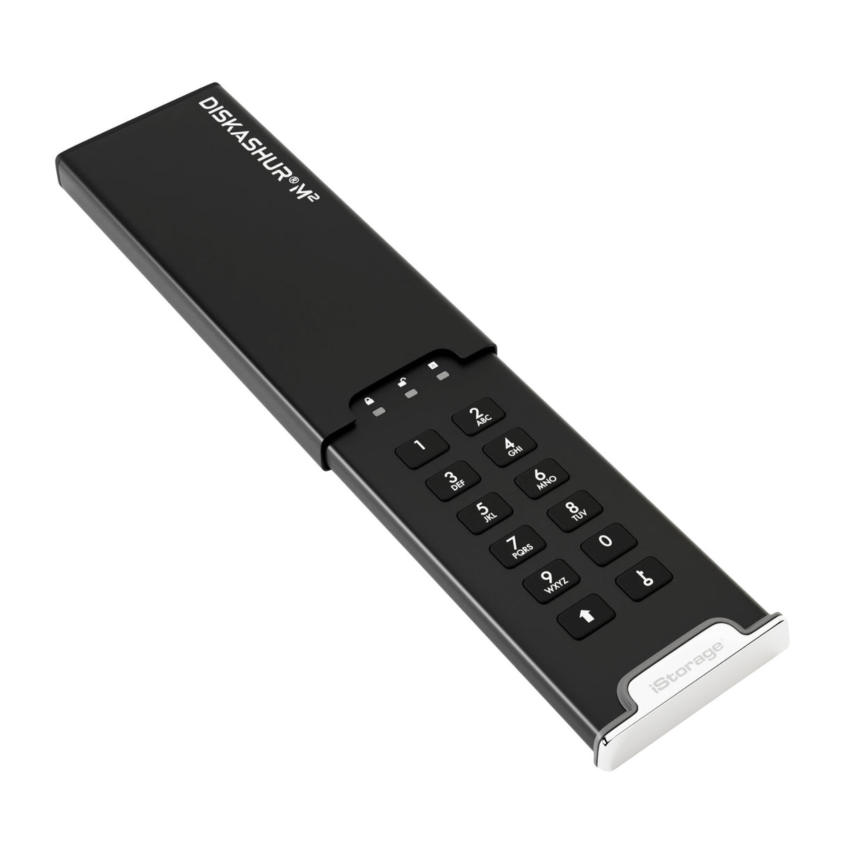 iStorage diskAshur M2 256-Bit 2TB Encrypted External SSD