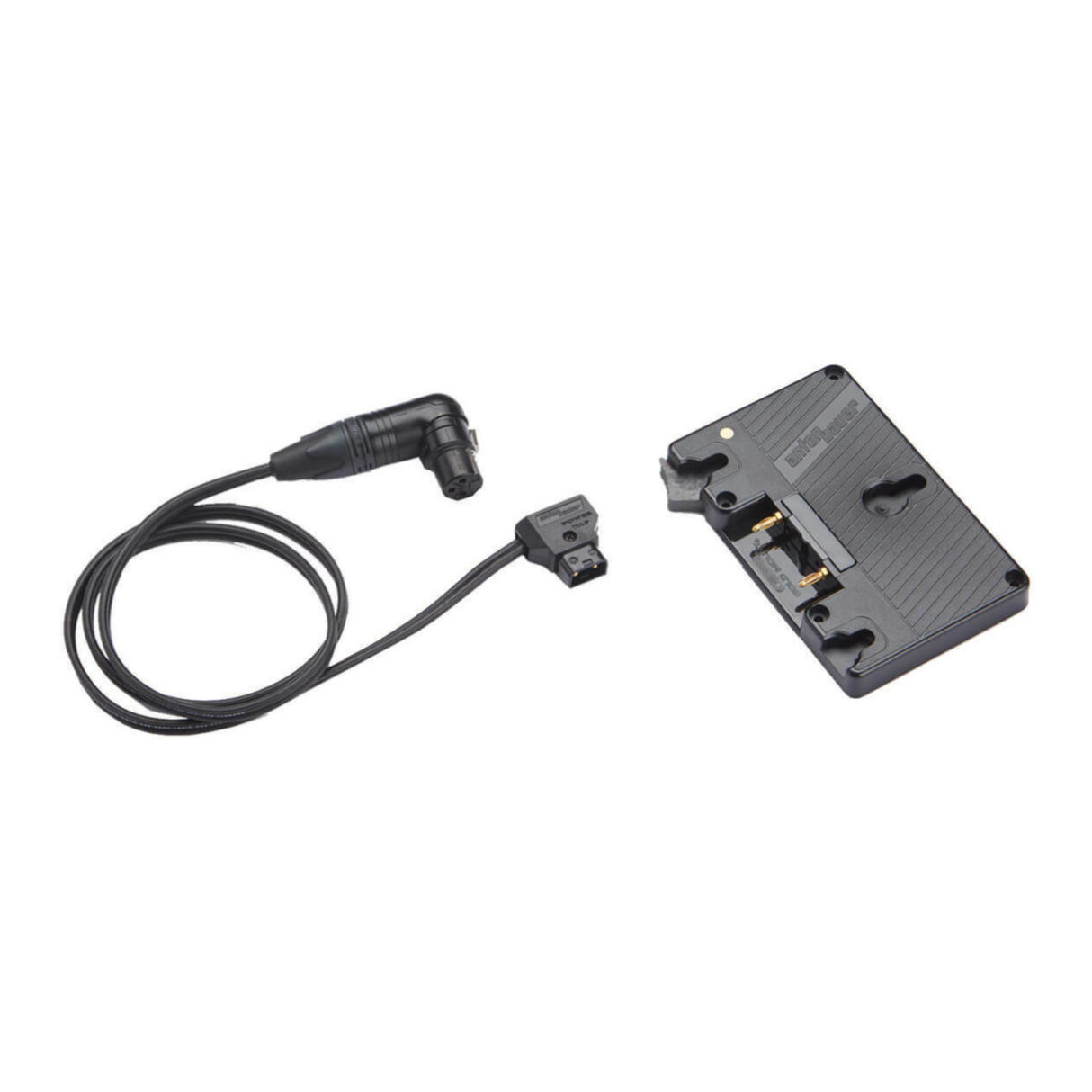 Litepanels A/B Gold Mount Battery Bracket with P-Tap to 3-Pin XLR Cable