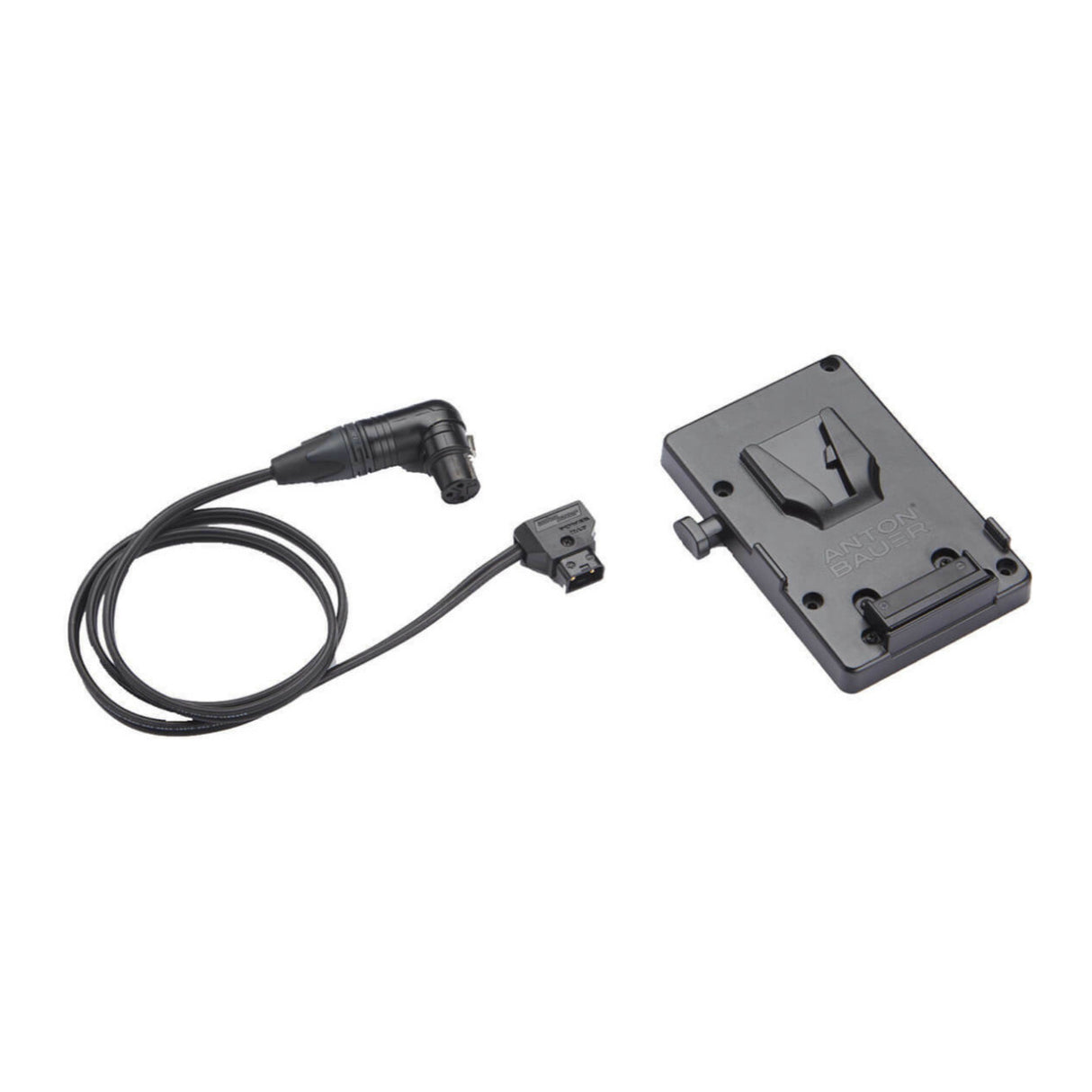 Litepanels A/B V-Mount Battery Bracket with P-Tap to 3-Pin XLR Cable