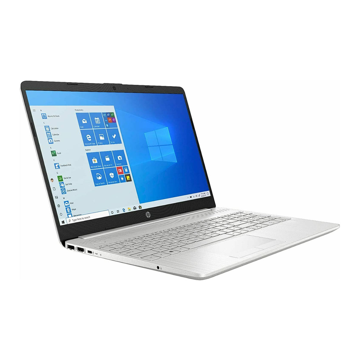 HP 15-DW Laptop Intel Core i3-1115G4 8GB 256GB SSD 15.6-Inch FHD WLED Win 10 (Natural Silver)
