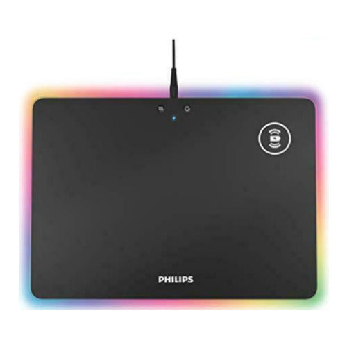Philips RGB Illuminated Gaming Mouse Pad with Non-Slip Rubber Base