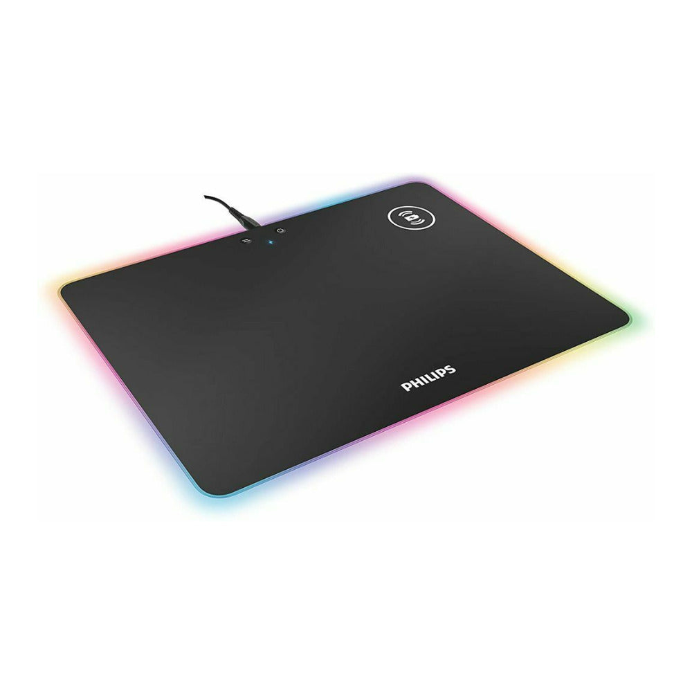 Philips RGB Illuminated Gaming Mouse Pad with Non-Slip Rubber Base