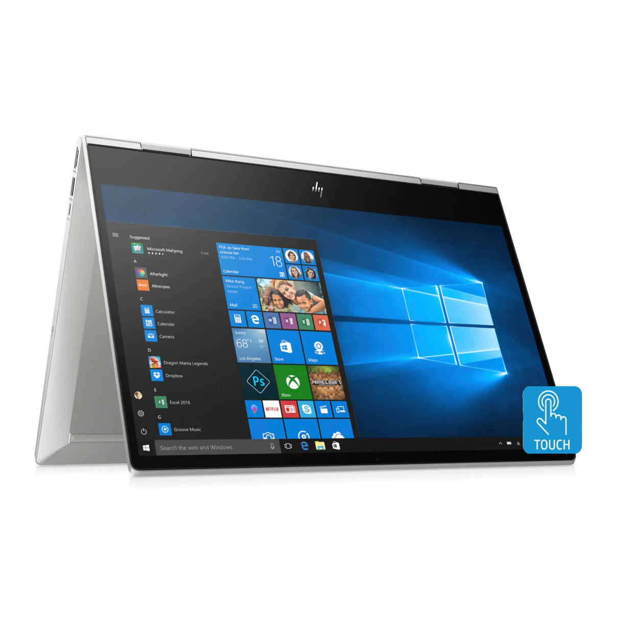 HP Envy x360 Convertible 15.6-Inch Full HD Touch Screen Core i5-8265U 8GB 256GB SSD Win 10