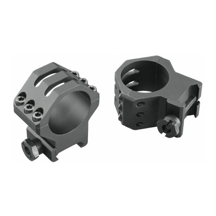 Weaver 6-Hole 30mm Picatinny Tactical Scope Rings (High, Matte Black)