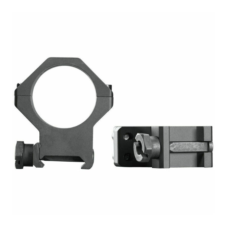 Weaver 4-Hole 30mm Picatinny Rings (High, Matte Black)