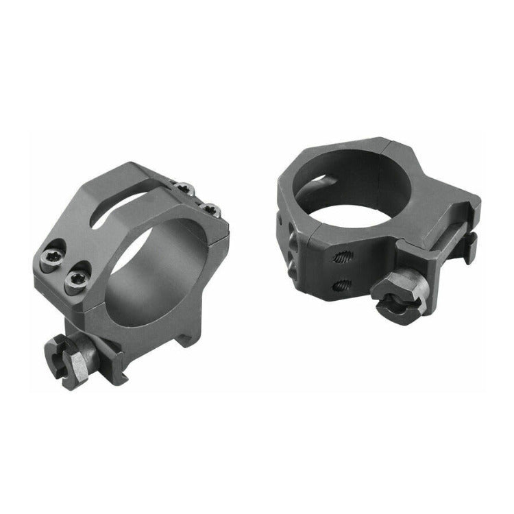 Weaver 4-Hole 30mm Picatinny Rings (Medium, Matte Black)