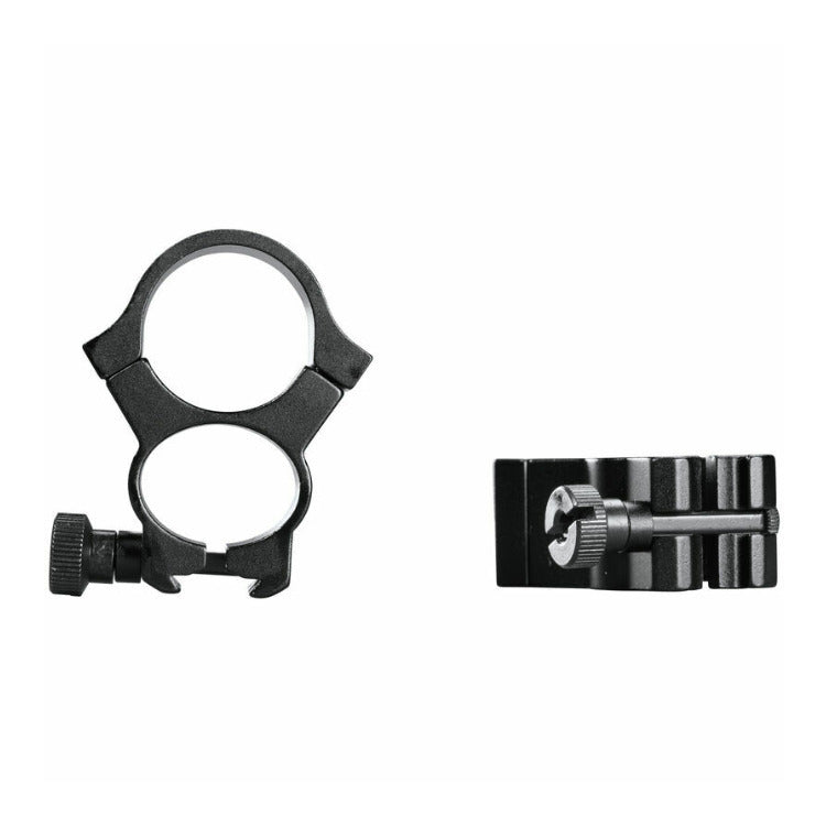 Weaver See-Thru Steel 0.22 Lock Rings (1-inch, Black)