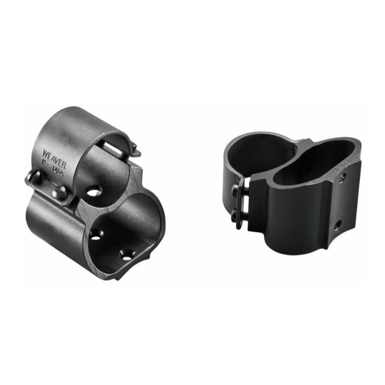 Weaver See-Thru Steel Lock Ring/Mounts (Remington 742/760, 1-inch, Black)