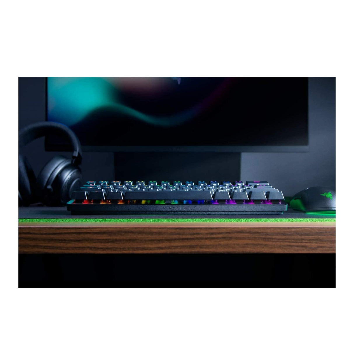 Razer Huntsman Mini Optical Gaming Keyboard, Clicky Switches, RGB Chroma Backlighting (Certified Refurbished)