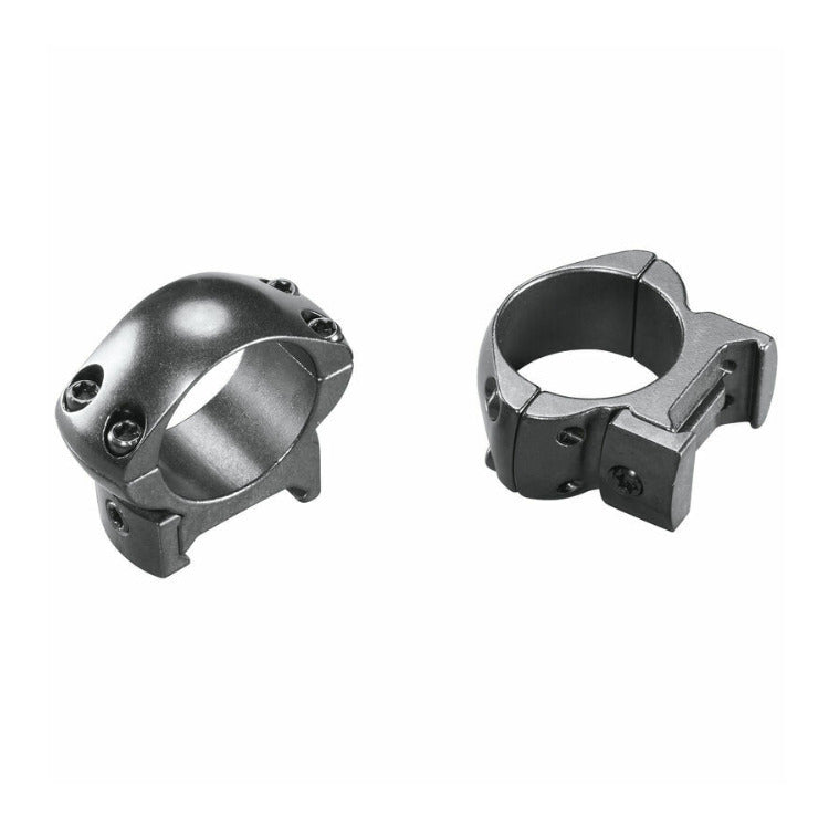 Weaver Grand Slam Steel Top Mount Rings (Medium, 1-Inch, Black)