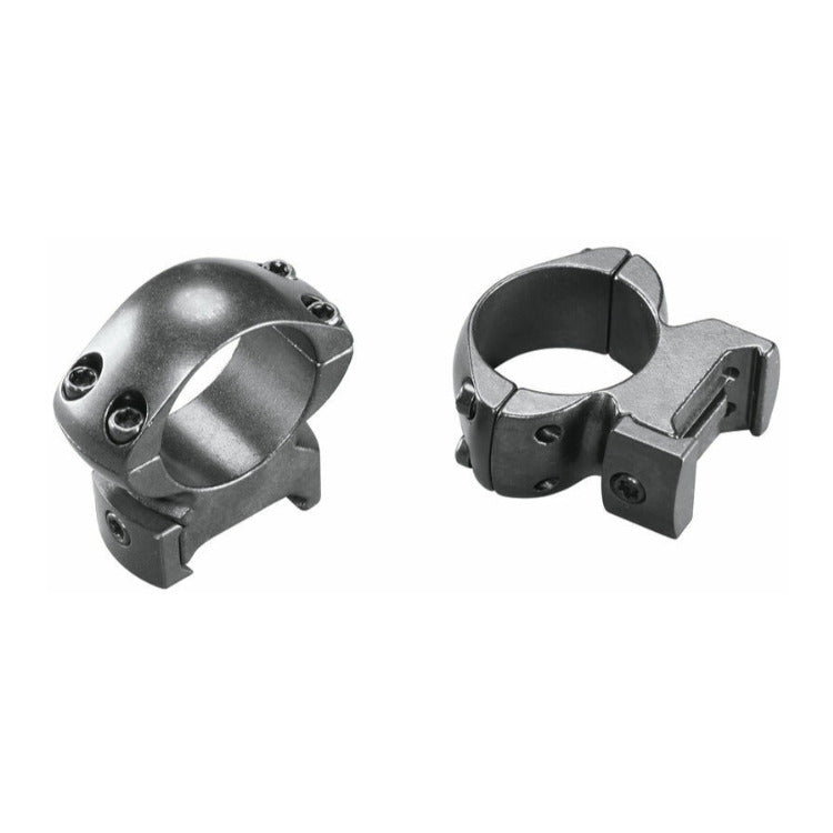 Weaver Grand Slam Steel Top Mount Rings (High, 1-Inch, Black)