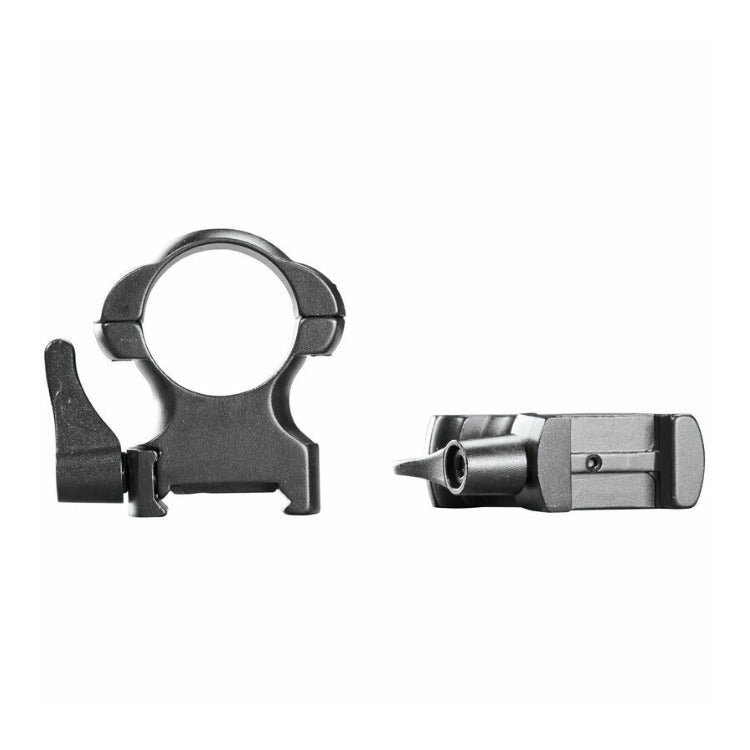Weaver Lever Lok Top Mount Rings (X-High, 1-inch, Matte)