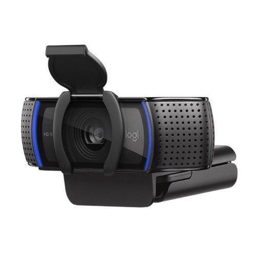 Logitech C920S Pro Stream Webcam Full 1080p/30fps with Logitech H390 Headset & Knox 4-Port USB Hub