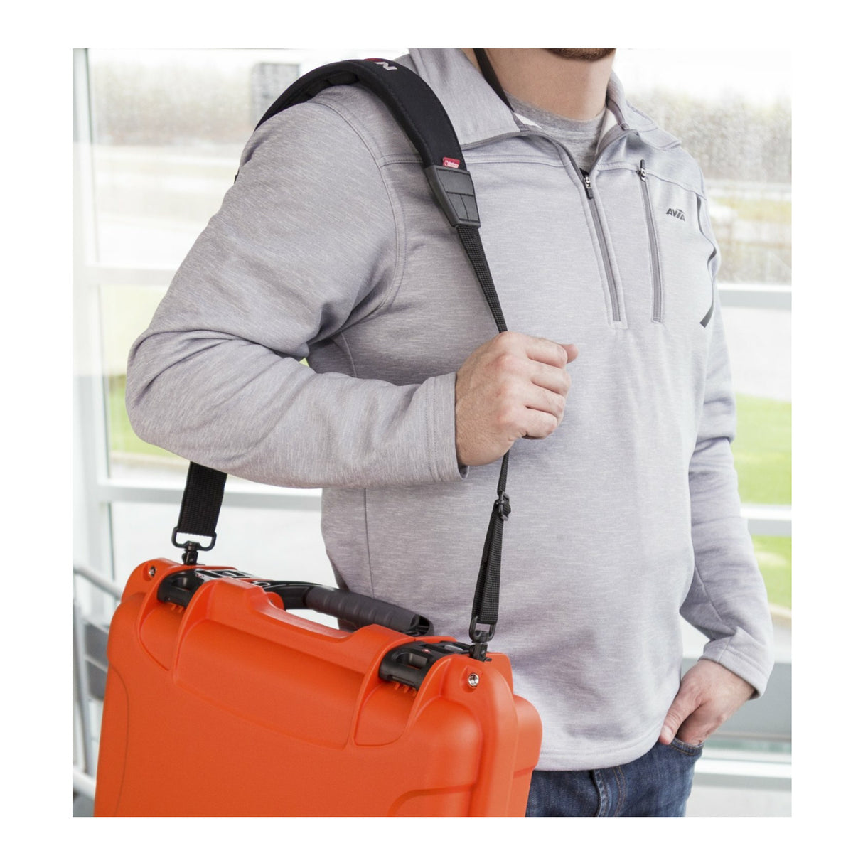 Nanuk Shoulder Strap for NANUK Cases with Closed AirCell Cushioning (Black)