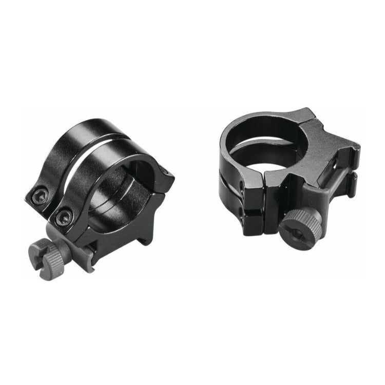 Weaver Quad Lock Detachable 1-Inch Scope Rings (Black, High)
