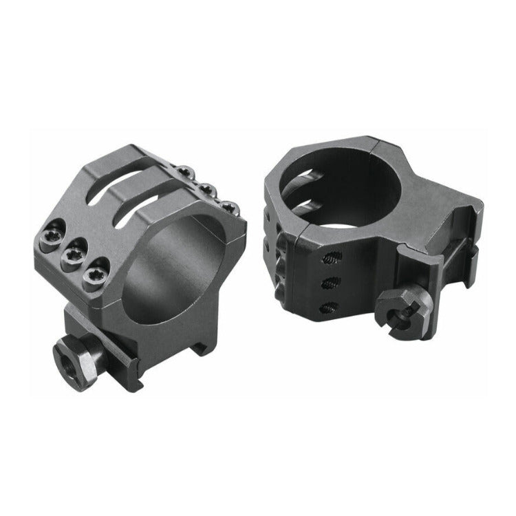 Weaver 6-Hole Skeleton 30mm High Scope Rings (Matte)