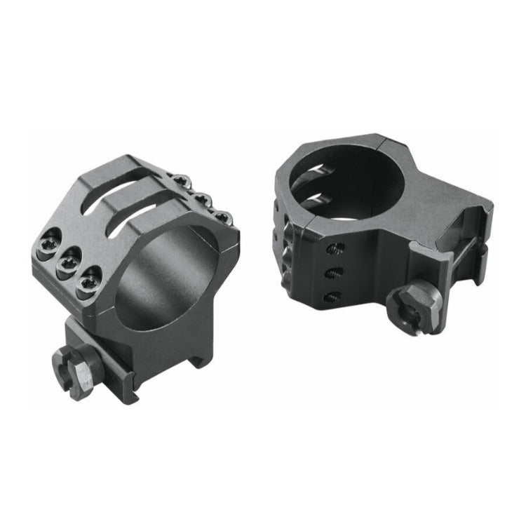 Weaver 6-Hole Skeleton 30mm X-High Scope Rings (Matte)