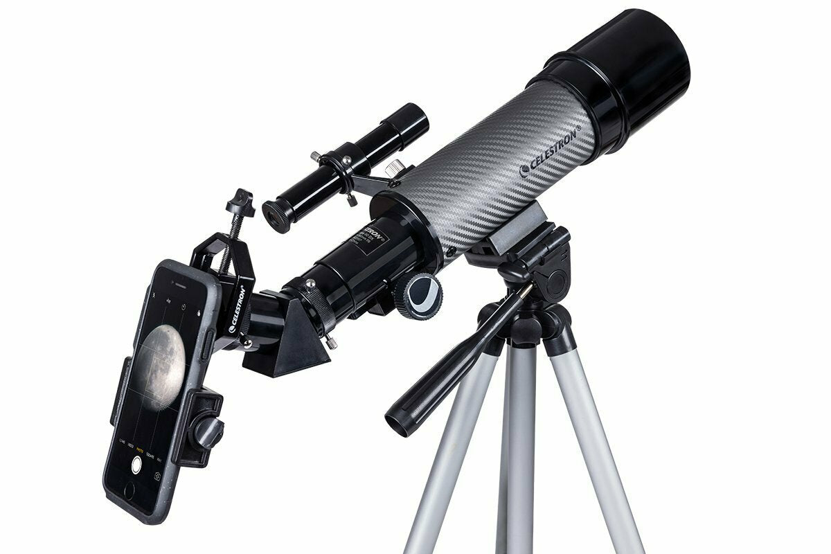 Celestron Travel Scope 60 DX Portable Telescope with Smartphone Adapter and Backpack
