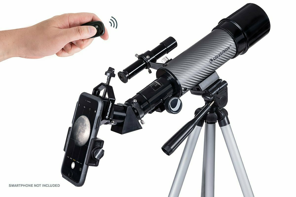 Celestron Travel Scope 60 DX Portable Telescope with Smartphone Adapter and Backpack