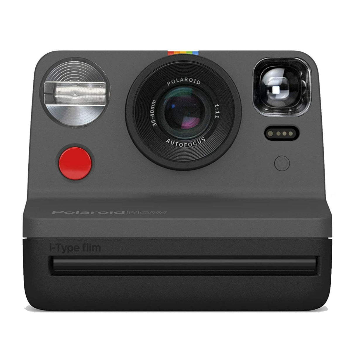 Polaroid Originals Now Viewfinder i-Type Instant Camera (Black) Bundle with Film