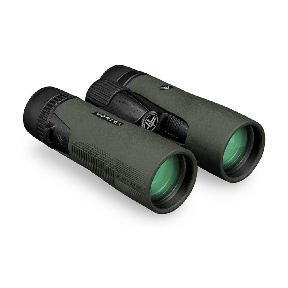 Vortex 10x42 Diamondback Roof Prism Binoculars with Glasspak Harness Case and Accessory Bundle