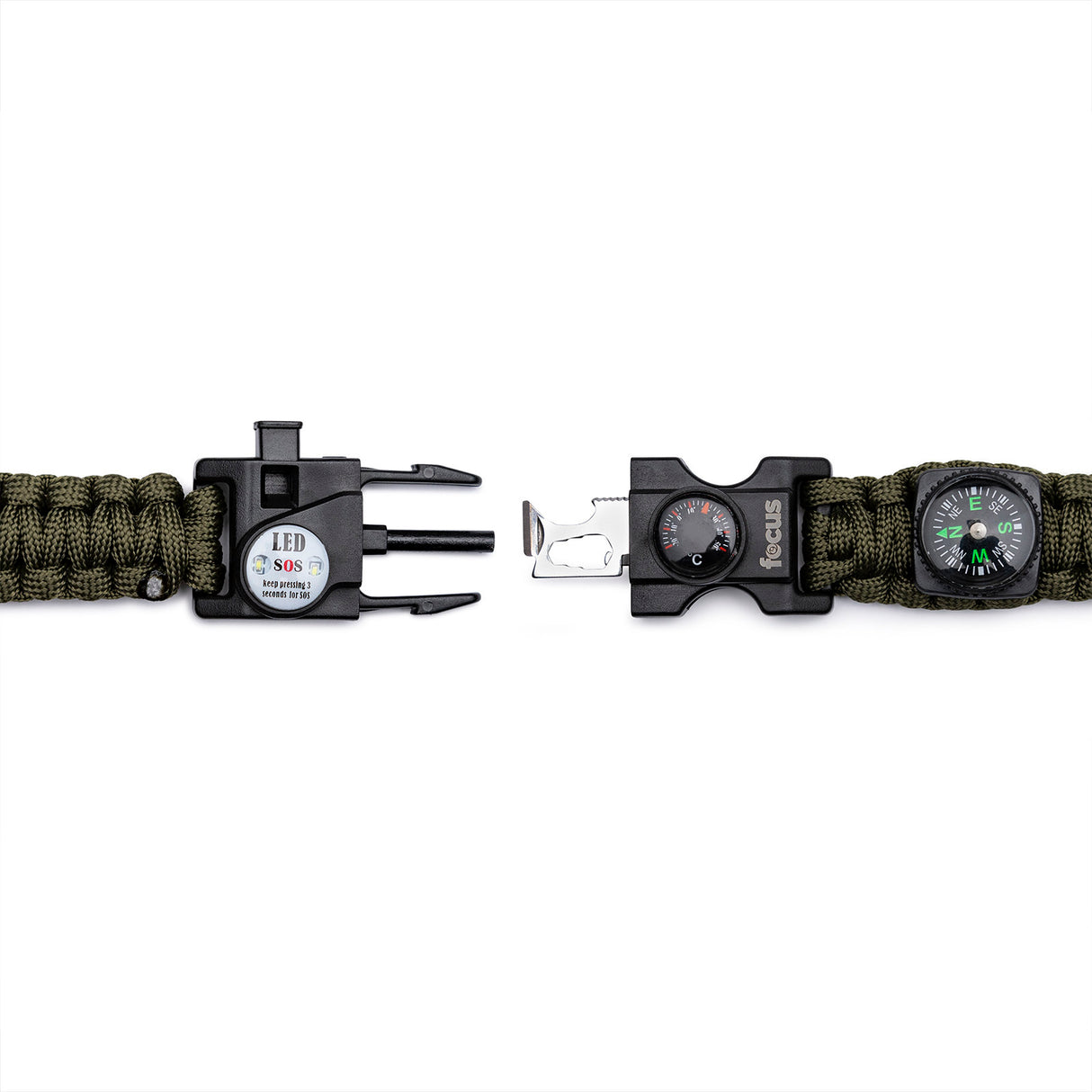 BNB Knives Drop Point Classic Utility Hunter Knife and Paracord Bracelet