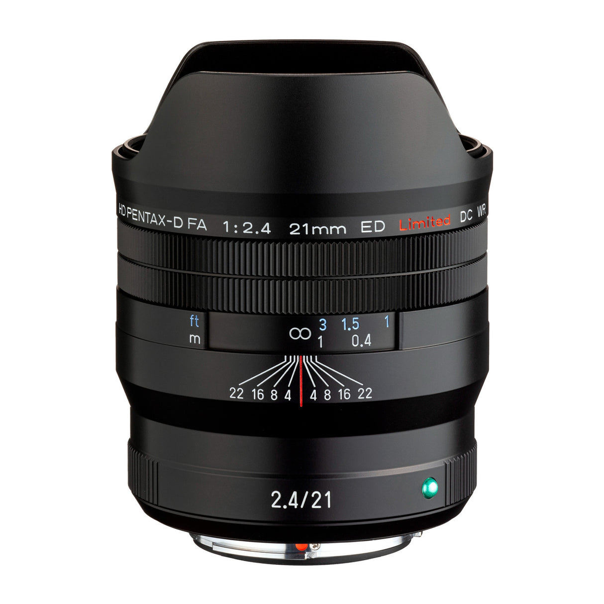 Pentax HD PENTAX-D FA 21mm f/2.4ED Limited DC WR Lens (Black)
