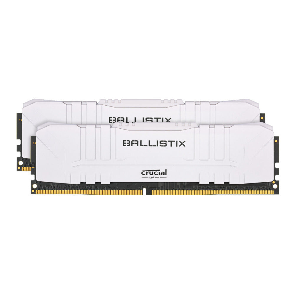 Crucial Ballistix CL16 UDIMM 32GB DDR4-3600 Gaming Memory Kit (2 x 16GB, White)