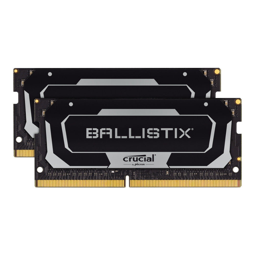 Crucial Ballistix CL16 SODIMM 32GB DDR4-3200 Gaming Memory Kit (2 x 16GB, Black)