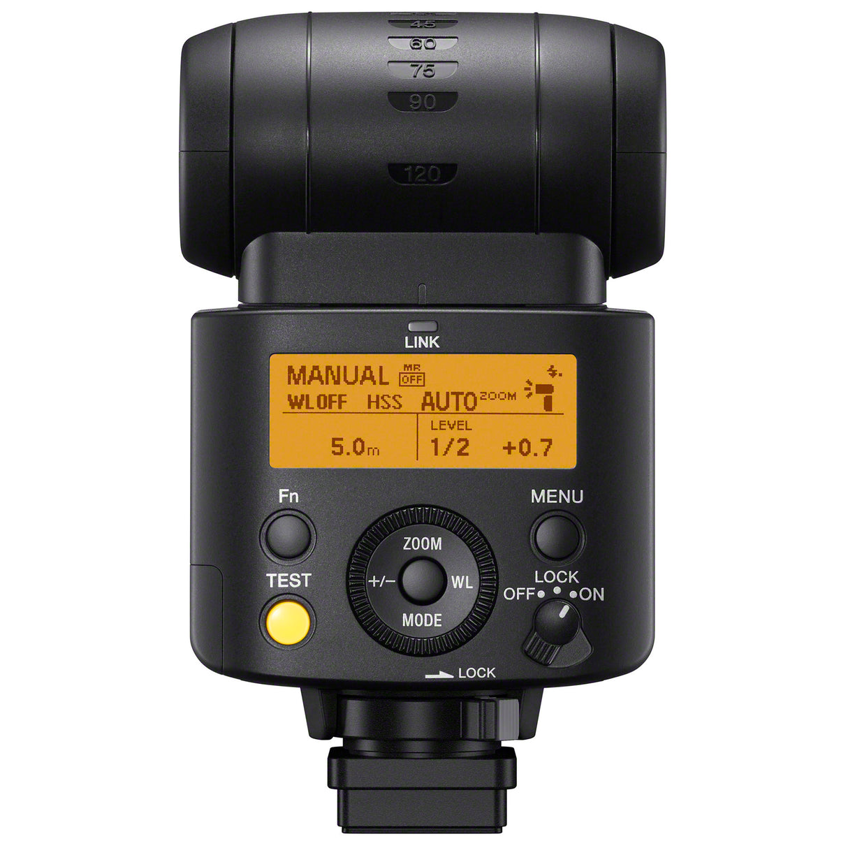 Sony Alpha External Flash with wireless remote control and GN46 power - HVL-F46RM