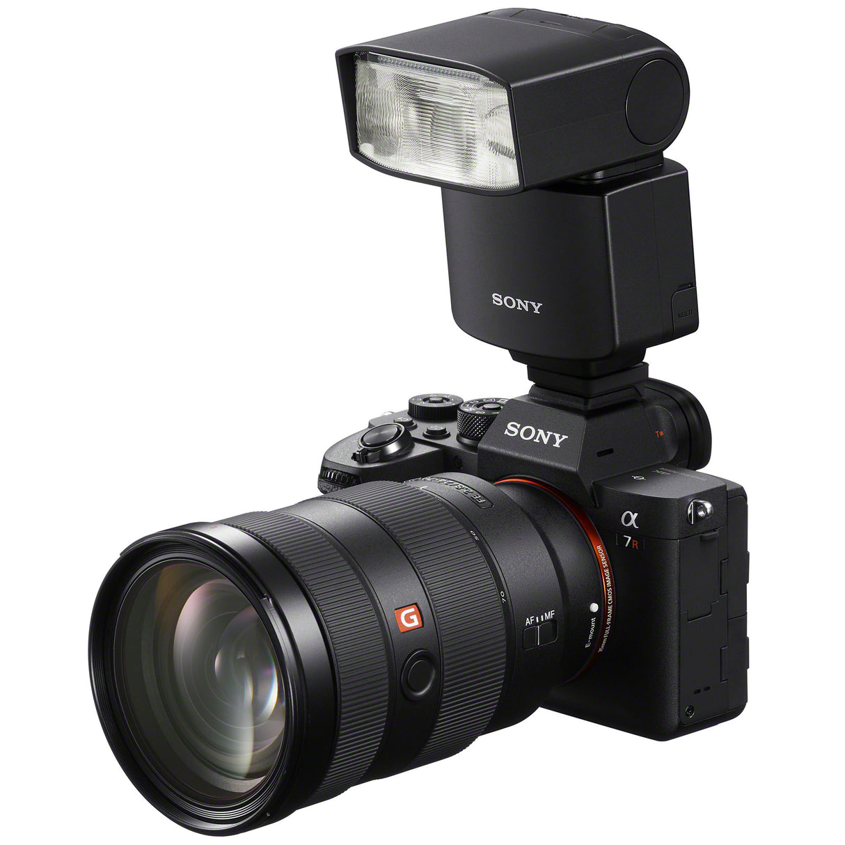 Sony Alpha External Flash with wireless remote control and GN46 power - HVL-F46RM