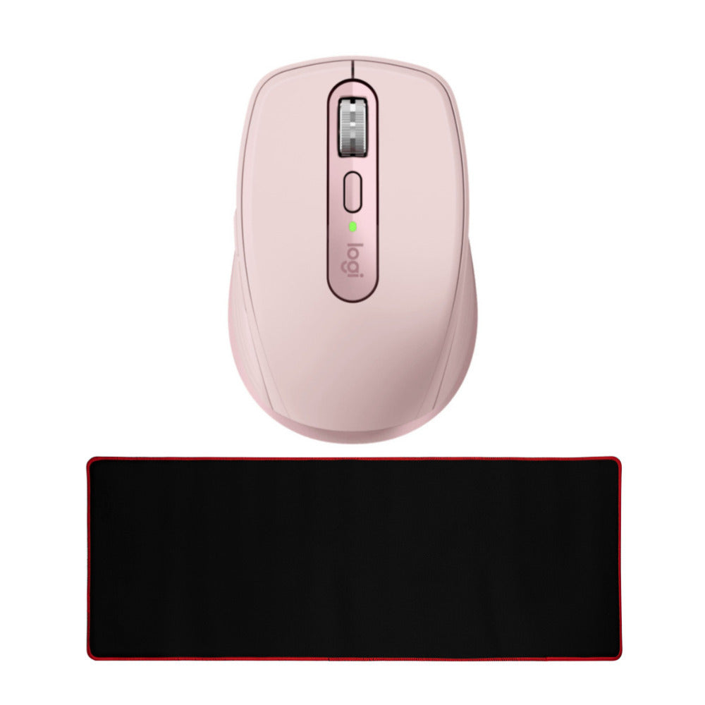 Logitech MX Anywhere 3 Compact Performance Mouse (Rose) and Kratos Extended Mouse Pad Bundle