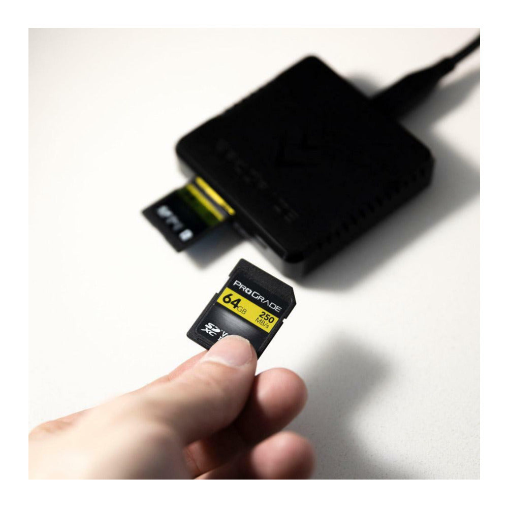 ProGrade Digital Dual-Slot UHS-II SDXC USB 3.2 Gen 2 Type-C Card Reader