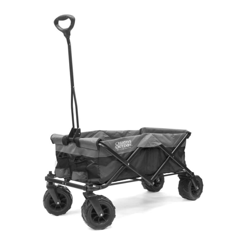 Creative Outdoor Platinum All-Terrain Folding Wagon (Black/Gray)