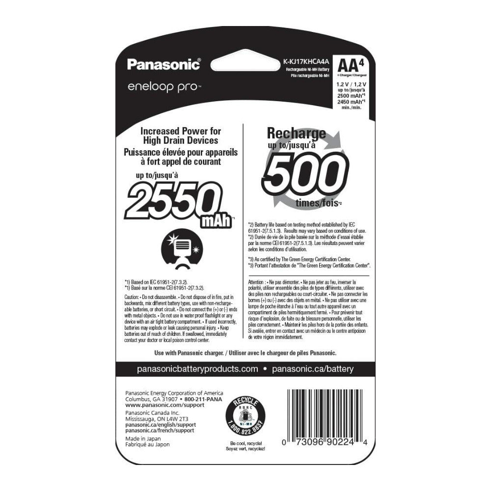 Panasonic Eneloop Pro 4 Place Charger