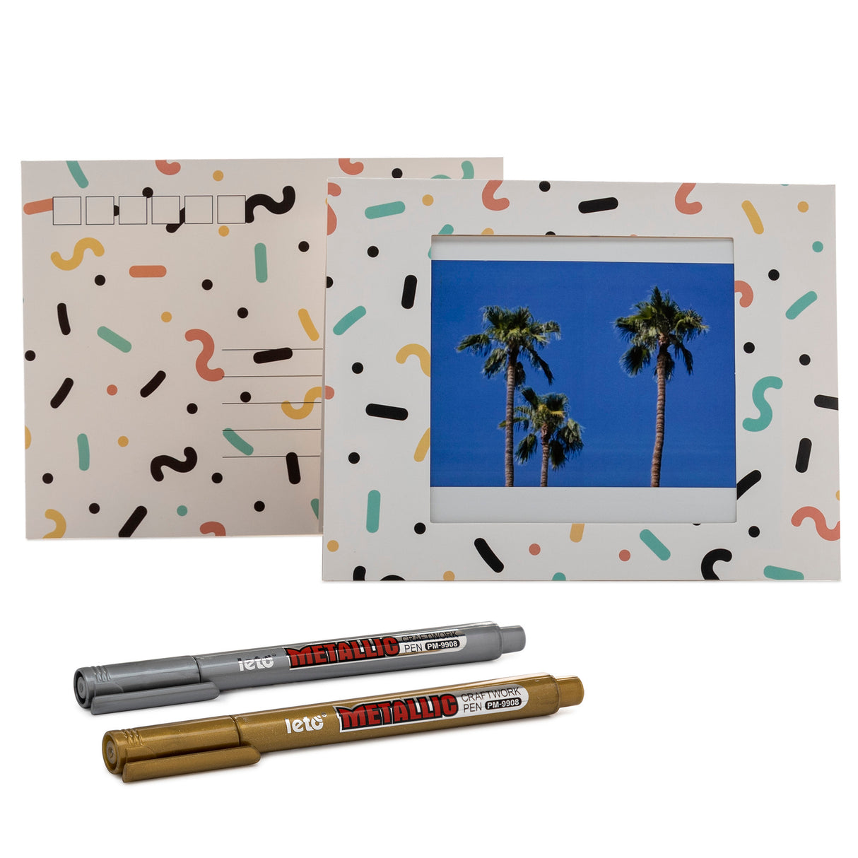 Focus Camera Polaroid Postcard Set (20-pack, 10 White/10 Mixed)