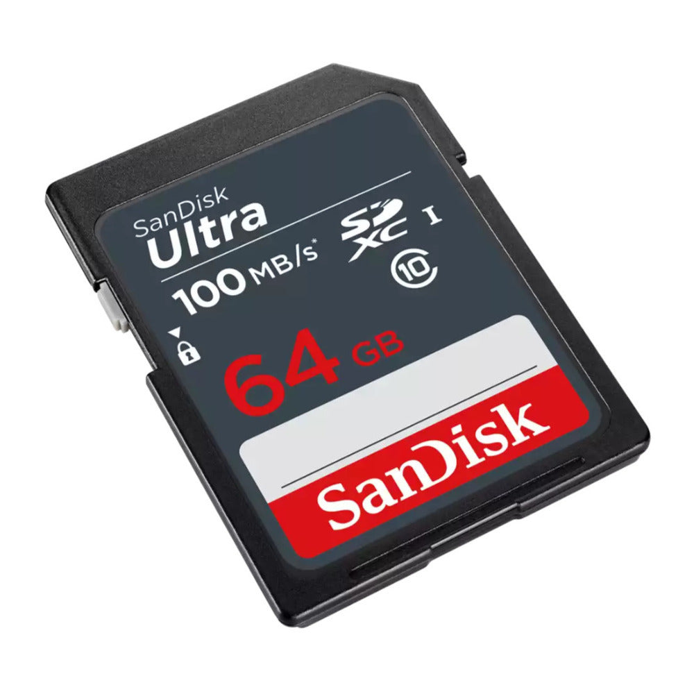 SanDisk 64GB Ultra SDXC UHS-I Memory Card (100MB/s Read Speed)