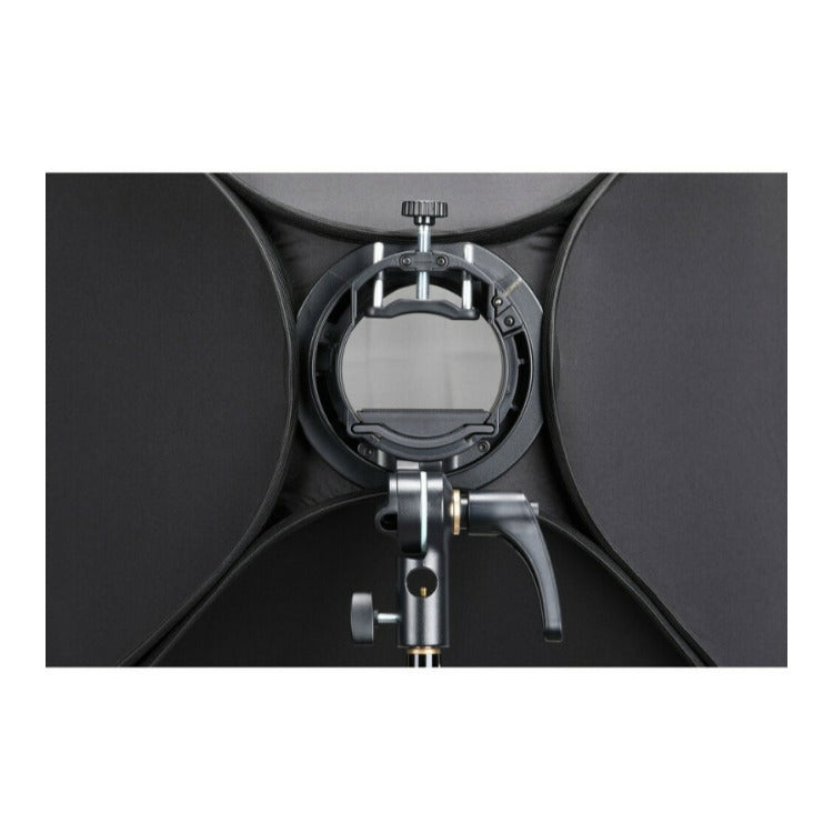 Godox S2 Bowens Mount Bracket with Softbox and Carrying Bag Kit