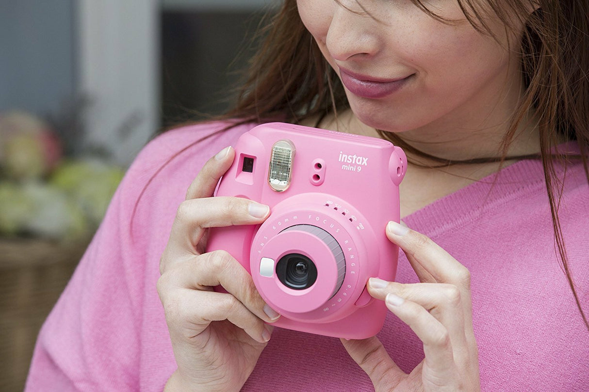 Fujifilm Instax Mini 9 instant Camera (Flamingo Pink)