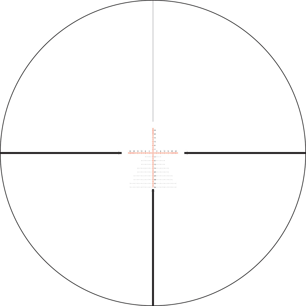 Vortex Diamondback Tactical 6-24x50 Riflescope (EBR-2C MOA Reticle) and Hat