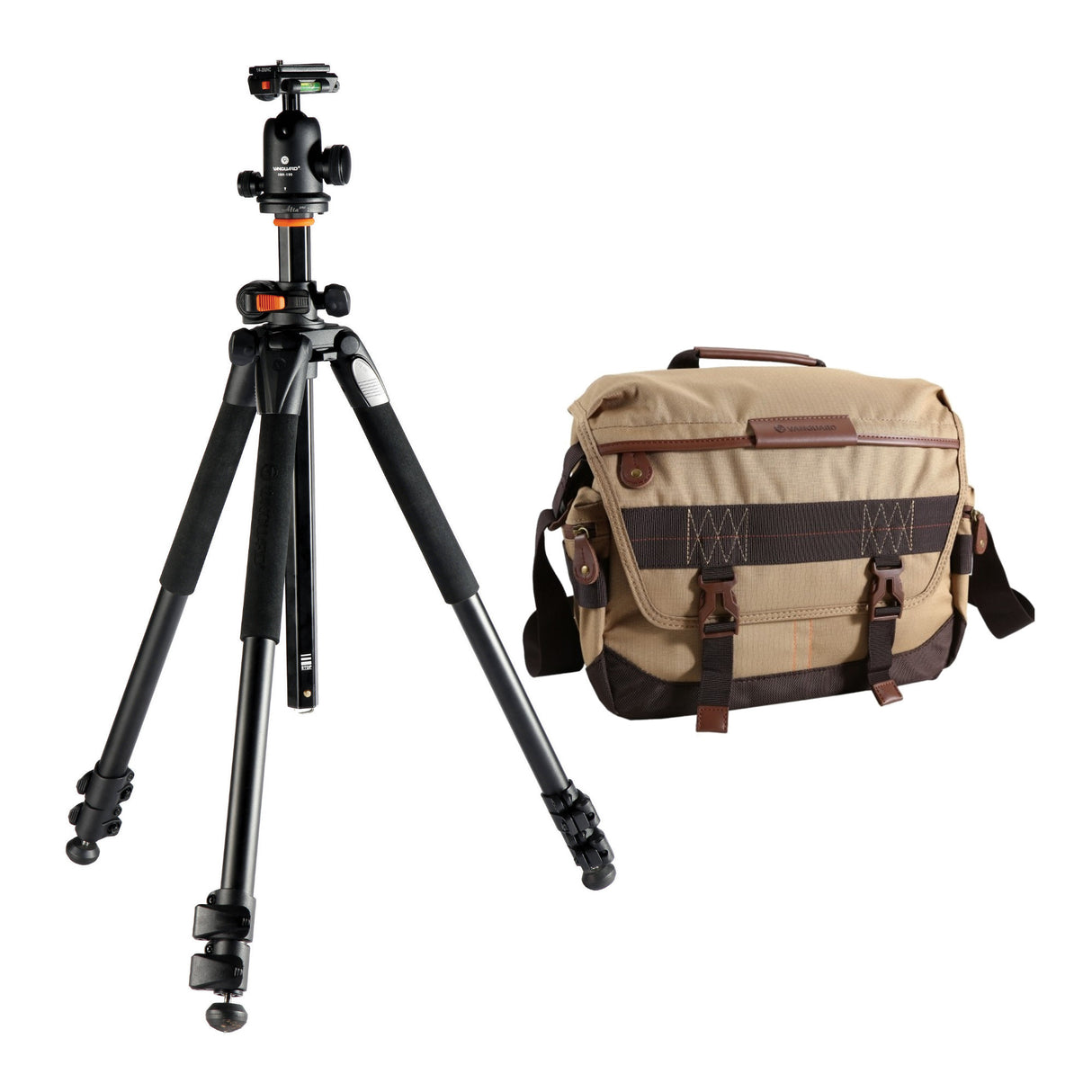Alta Pro 263AB 100 Tripod and Photographer's Messenger Bag Bundle